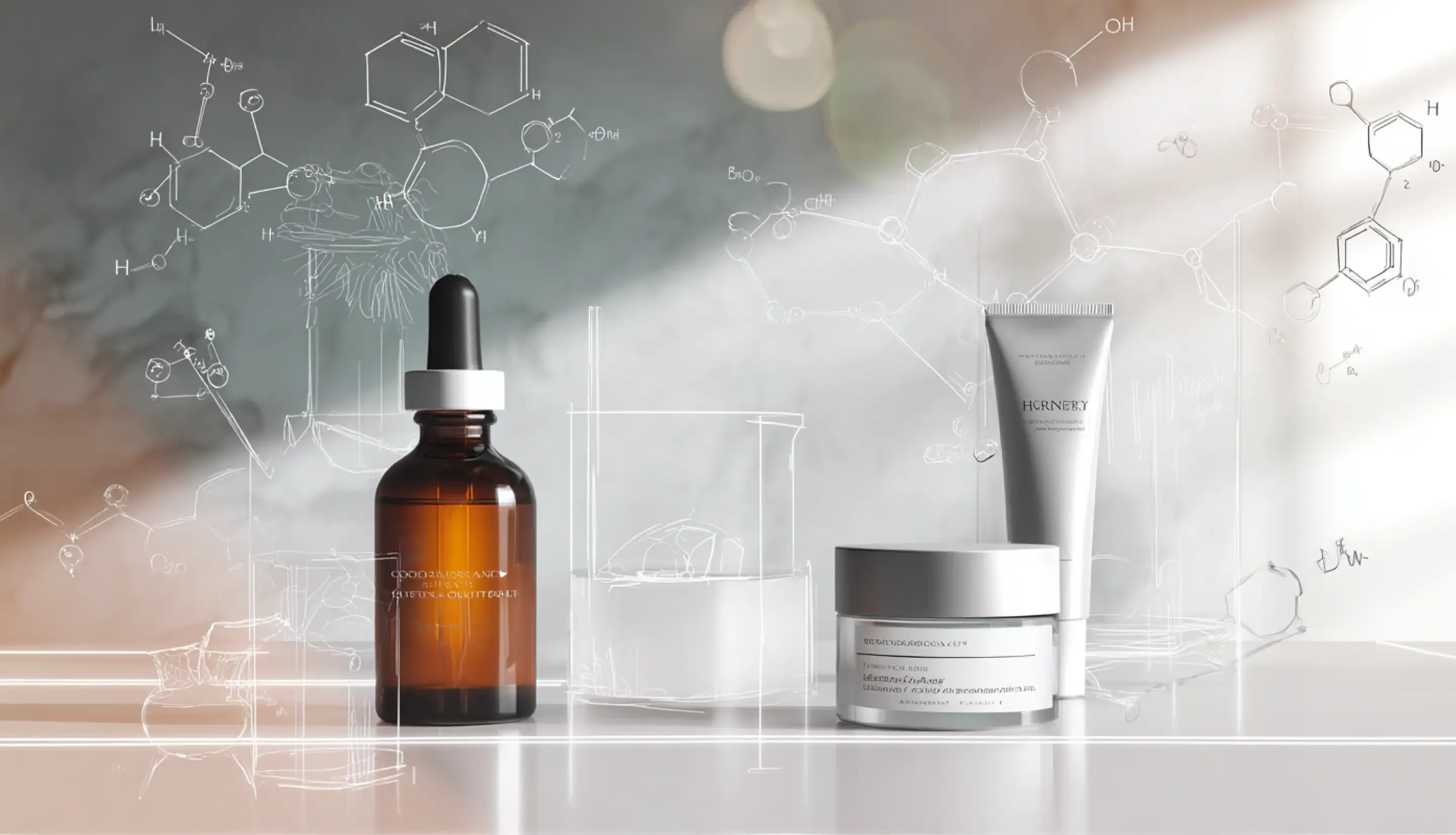 Graphic showcasing products similar to SkinCeutical products