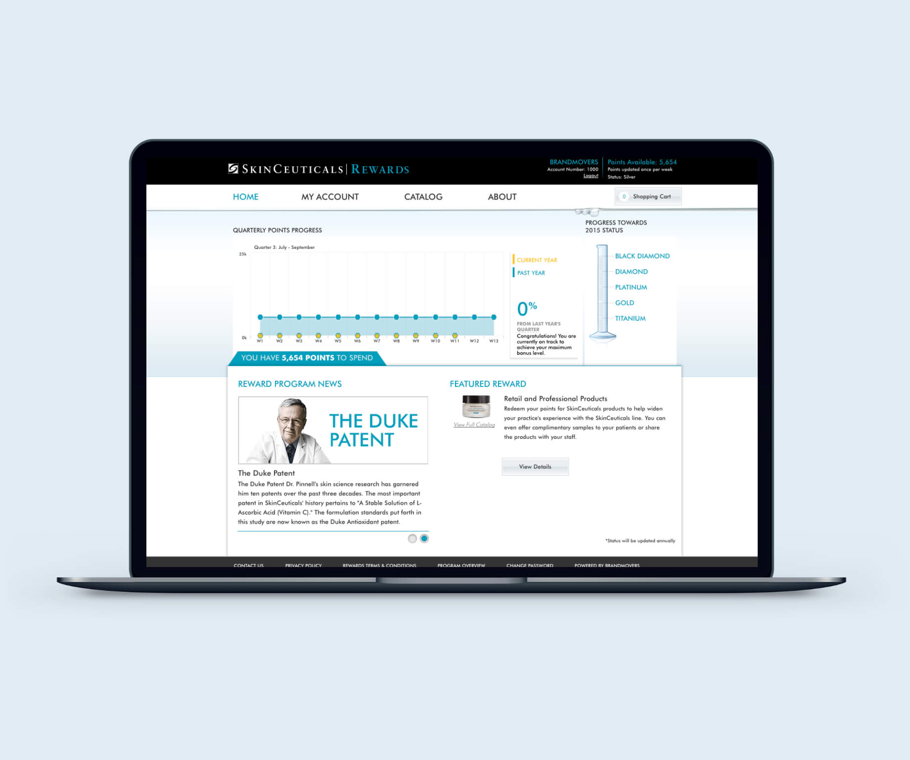 Image of SkinCeuticals Homepage Design